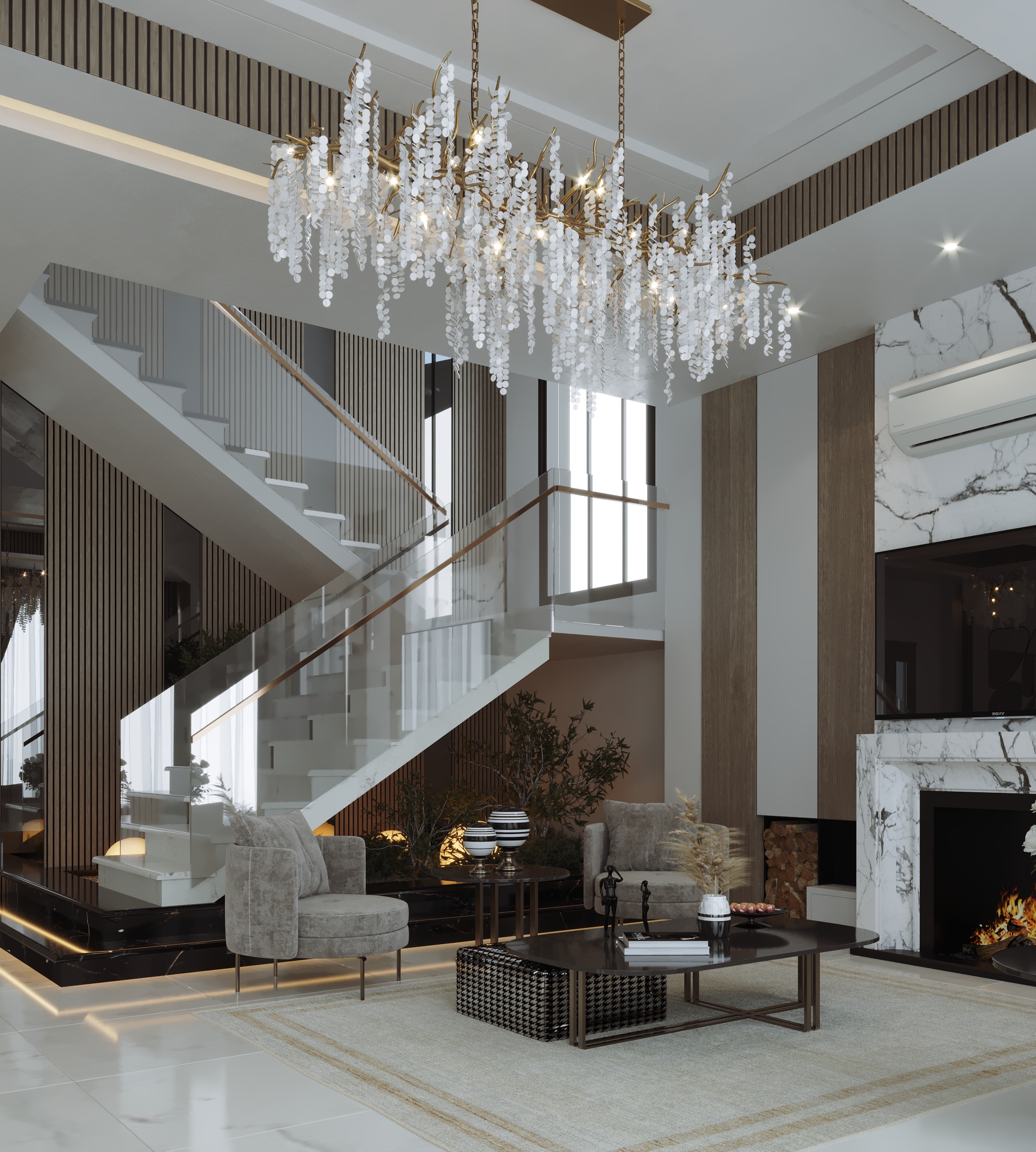 Interior - Villa - Memar Group - مجموعة معمار
